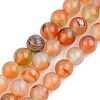 Natural Red Agate Beads Strands G-S359-136-1