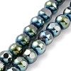 Electroplated Non-magnetic Synthetic Hematite Beads Strands G-G862-02-2
