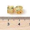 Brass Micro Pave Cubic Zirconia European Beads KK-E113-05G-3