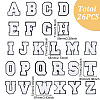 Alphabet Series Cloth Iron on/Sew on Patches PATC-FG0001-57-2