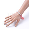 Cotton Thread Tassel Charm  Bracelets BJEW-JB05169-M-6