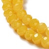 Baking Paint Imitation Jade Glass Bead Strands DGLA-A034-J6MM-A30-3