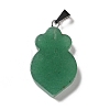 Natural Green Aventurine Pendants G-F714-01E-2