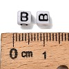 Opaque Acrylic Beads OACR-S076-01B-3