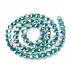 Electroplate Glass Beads X-EGLA-Q091-10mm-A08-2