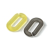 Transparent Frosted Acrylic Linking Rings OACR-B017-04B-2