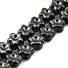 Electroplate Glass Beads Strands EGLA-V001-02-4