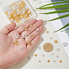 360Pcs 12 Styles Alloy & Brass Bead Caps FIND-HS0001-89-3