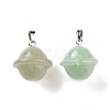 Natural Green Aventurine Pendants G-B041-01P-14-3
