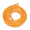 Electroplate Transparent Glass Beads Strands EGLA-A035-T3mm-L05-2
