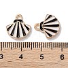 Alloy Enamel Pendants ENAM-O001-02A-G-3