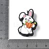 Rabbit Silicone Beads SIL-V001-04-3