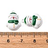 Christmas Themes Baking Paint Alloy Pendants FIND-G097-02I-3