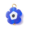 Handmade Millefiori Glass Pendant PALLOY-JF01342-2