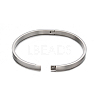 304 Stainless Steel Bangles BJEW-E277-42A-P-3