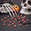 30 Pieces Pumpkin Charms Pendants Thanksgiving Pumpkin Charms Alloy Enamel Charm for Jewelry Necklace Bracelet Earring Making Crafts JX294A-3