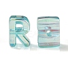 UV Plating Rainbow Iridescent Acrylic Beads OACR-C012-02C-1-3