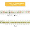 Embroidery Polyester Lace Trim OCOR-WH0033-03B-2
