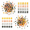 800Pcs 8 Styles CCB Plastic Beads CCB-TA0001-05-2