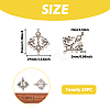 Tibetan Style Chandelier Component Links TIBE-BT0001-05AS-NF-4