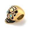 304 Stainless Steel Rhinestone European Beads STAS-U005-10G-2