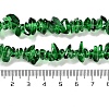 Spray Painted Transparent Glass Beads Strands GLAA-P060-01A-07-4