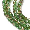 Electroplate Glass Beads Strands EGLA-A034-T4mm-J05-5