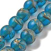 Handmade Lampwork Beads Strands BLOW-D006-07H-1