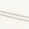 Tarnish Resistant 304 Stainless Steel Cable Chains CHS-Q001-15-1