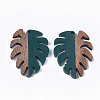 Resin & Walnut Wood Pendants X-RESI-S358-57F-2