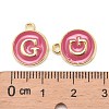 Golden Plated Alloy Enamel Charms LS-ENAM-S118-08G-3