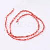 Imitation Jade Glass Beads Strands GLAA-G045-A16-2