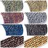 Electroplate Glass Beads Strands EGLA-F149-FP-M-1
