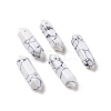 Synthetic Howlite Double Terminal Pointed Pendants G-C007-02B-11-1
