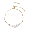 Brass Cable Chains Slider Bracelets BJEW-JB12813-01-2