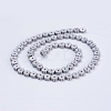 Electroplate Non-magnetic Synthetic Hematite Beads Strands G-J383-6x2mm-A-F-2