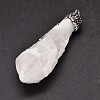 Nuggets Crystal Polymer Clay Rhinestone Big Pendants FIND-F003-17-3