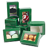 Rectangle Paper Folding Shipping Box with Window CON-WH0099-25B-1