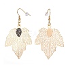 Brass Rhinestone Dangle Earrings EJEW-JE04495-02-2