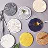 Cotton Thread Weave Hot Pot Holders DIY-NB0003-20-7