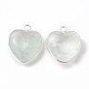 Natural Green Fluorite Pendants G-C005-01S-19-3