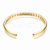 Brass Micro Pave Clear Cubic Zirconia Cuff Bangles BJEW-N302-005C-NF-2