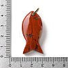 Natural Red Jasper Pendants G-Z102-02G-07-3