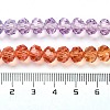 Transparent Painted Glass Beads Strands DGLA-A034-T8mm-A12-3