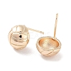 Brass Stud Earrings EJEW-F332-02G-2
