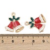 Christmas Alloy Enamel Pendants X-FIND-I067-02KCG-04B-3