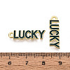 Irish Alloy Enamel & Glitter Powder Pendants ENAM-T023-01B-3