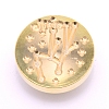 Brass Wax Sealing Stamp Head AJEW-TAC0026-01LG-06-1