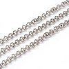 Tarnish Resistant 304 Stainless Steel Rolo Chains CHS-E016-02D-P-1