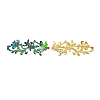 Chinese Style Alloy Enamel Chandelier Components Links X-ENAM-E329-63A-G-3